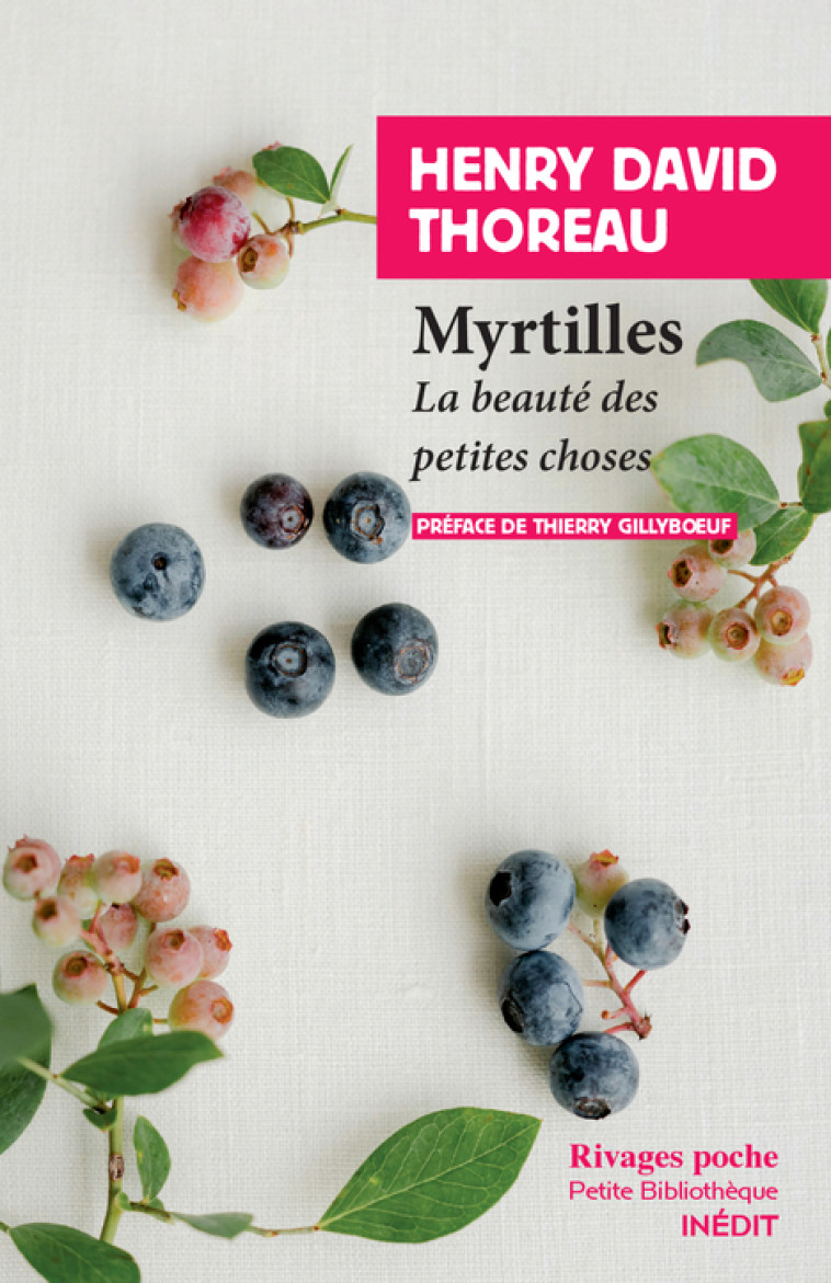 Myrtilles - Henry David Thoreau - RIVAGES