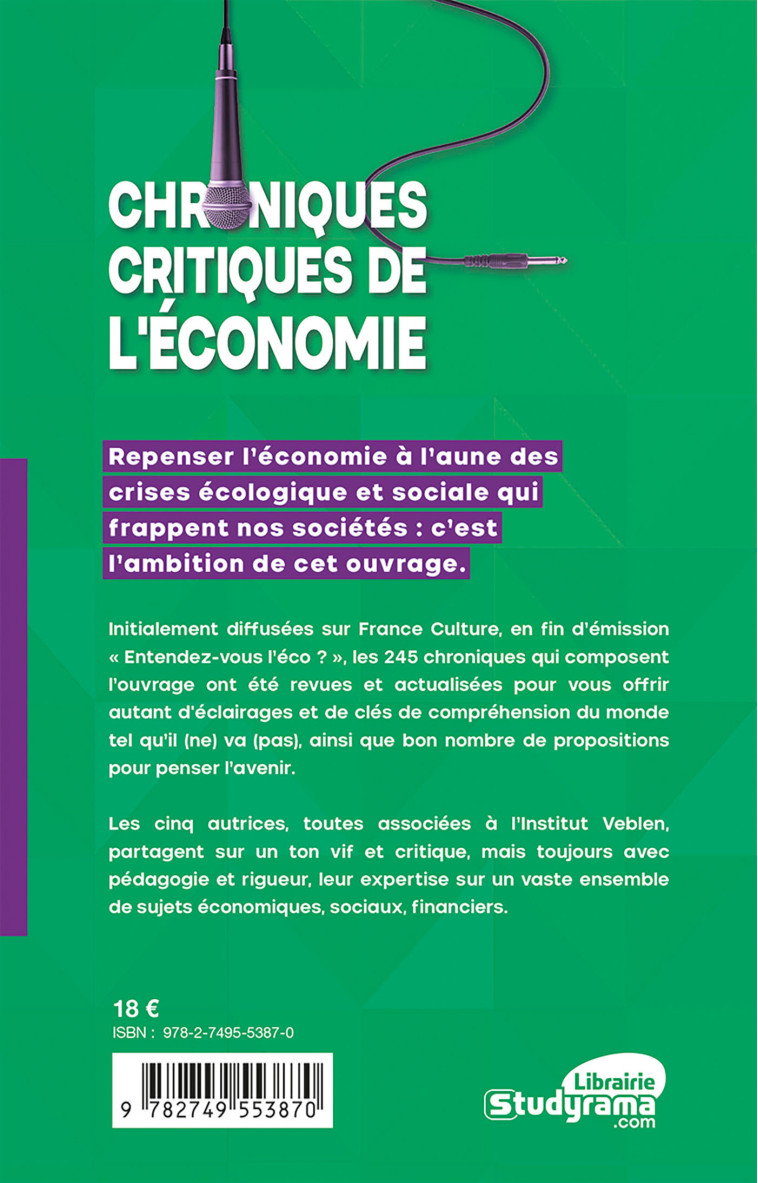 Chroniques critiques de l'économie - Jézabel Couppey-Soubeyran - BREAL