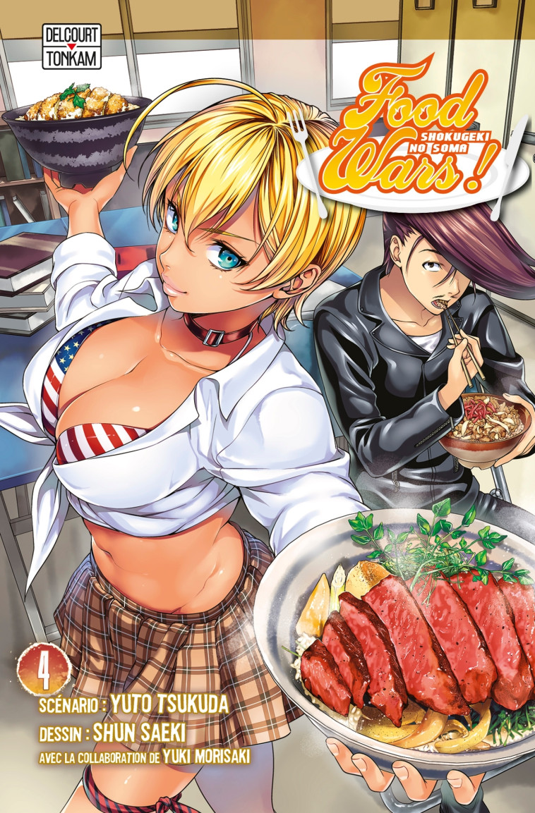 Food wars ! T04 -  TSUKUDA-Y+MORISAKI-Y - DELCOURT