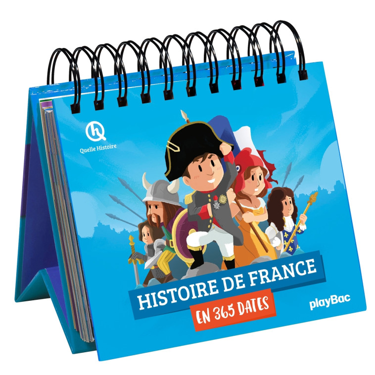 Calendrier Quelle histoire !  365 personnages de l'histoire de France - XXX - PLAY BAC