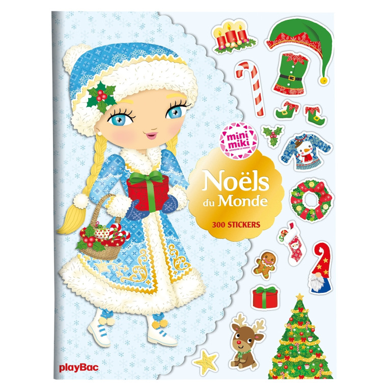 Minimiki - Stickers - Noëls du monde - Julie Camel - PLAY BAC