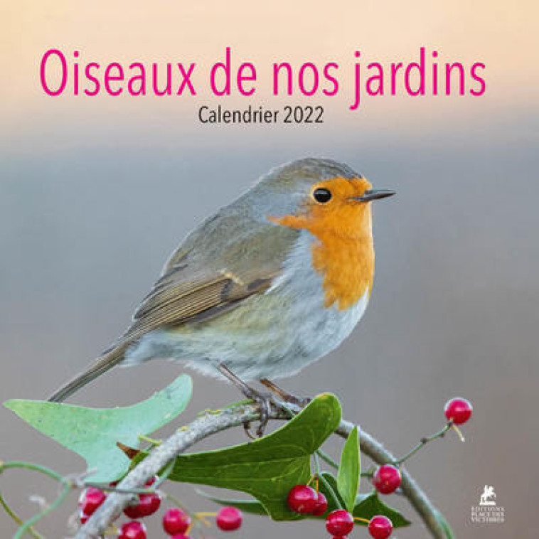 Oiseaux de nos jardins - Calendrier 2022 -  Collectif - PLACE VICTOIRES