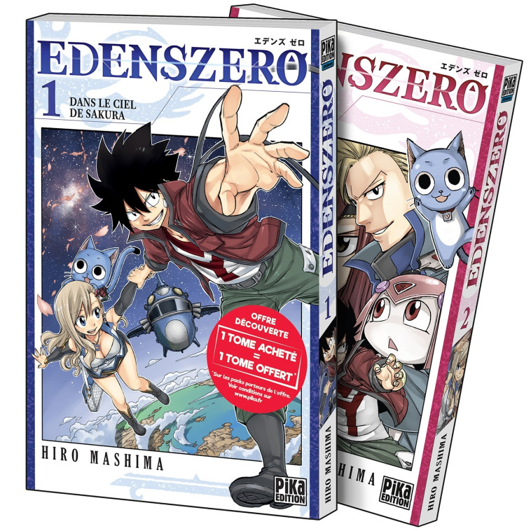 Edens Zero Pack Offre Découverte T01 et T02 - Hiro Mashima - PIKA