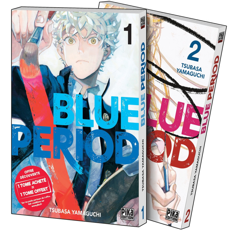 Blue Period Pack Offre Découverte T01 et T02 - Tsubasa Yamaguchi - PIKA