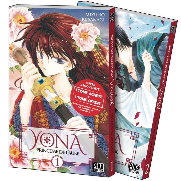 Yona, Princesse de l'Aube Pack Offre Découverte T01 et T02 - Mizuho Kusanagi - PIKA