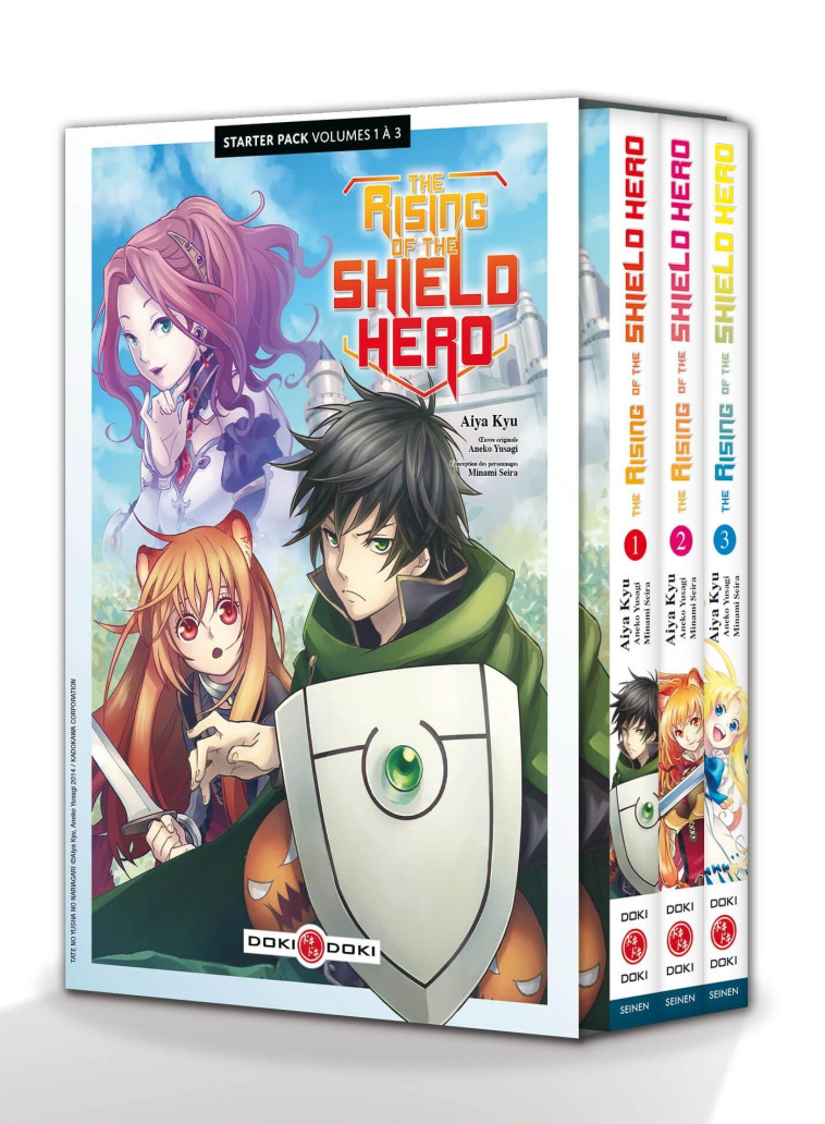 The Rising of the Shield Hero - Starter pack vol. 01-03 - Kyu AIYA - BAMBOO