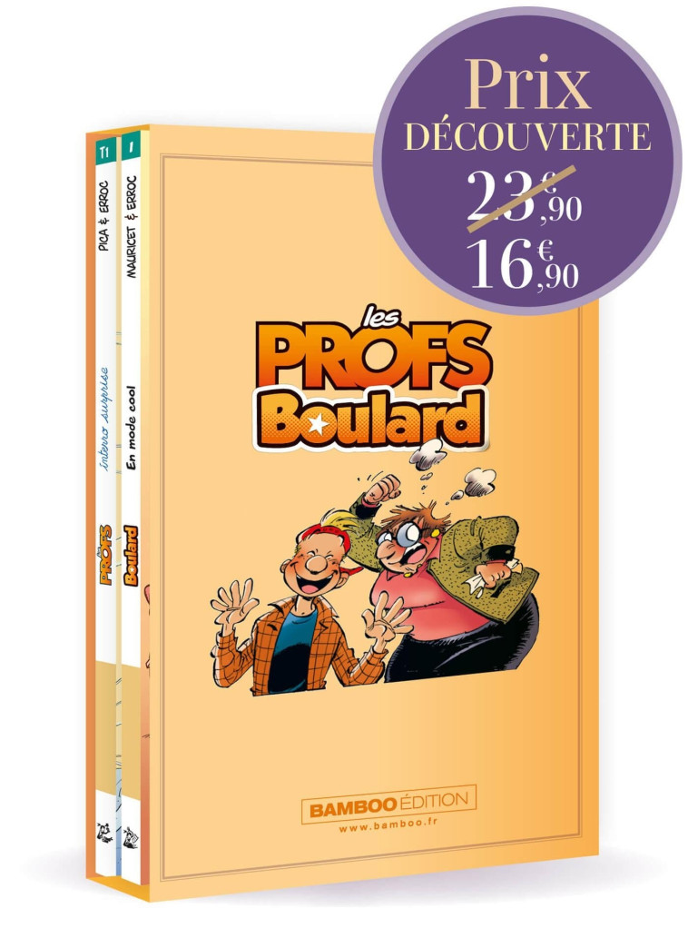 Les Profs - Starter pack tome 01 + Boulard -  Erroc - BAMBOO