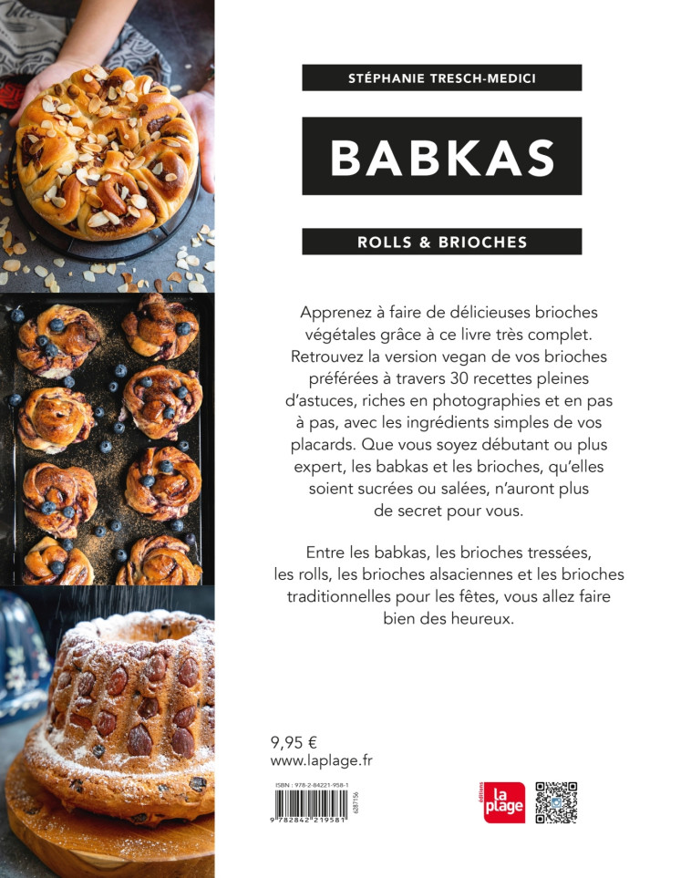 Babkas Rolls & Brioches - Stéphanie Tresch-Medici - LA PLAGE