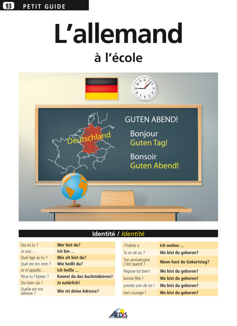 L'ALLEMAND A L'ECOLE -  Collectif - AEDIS