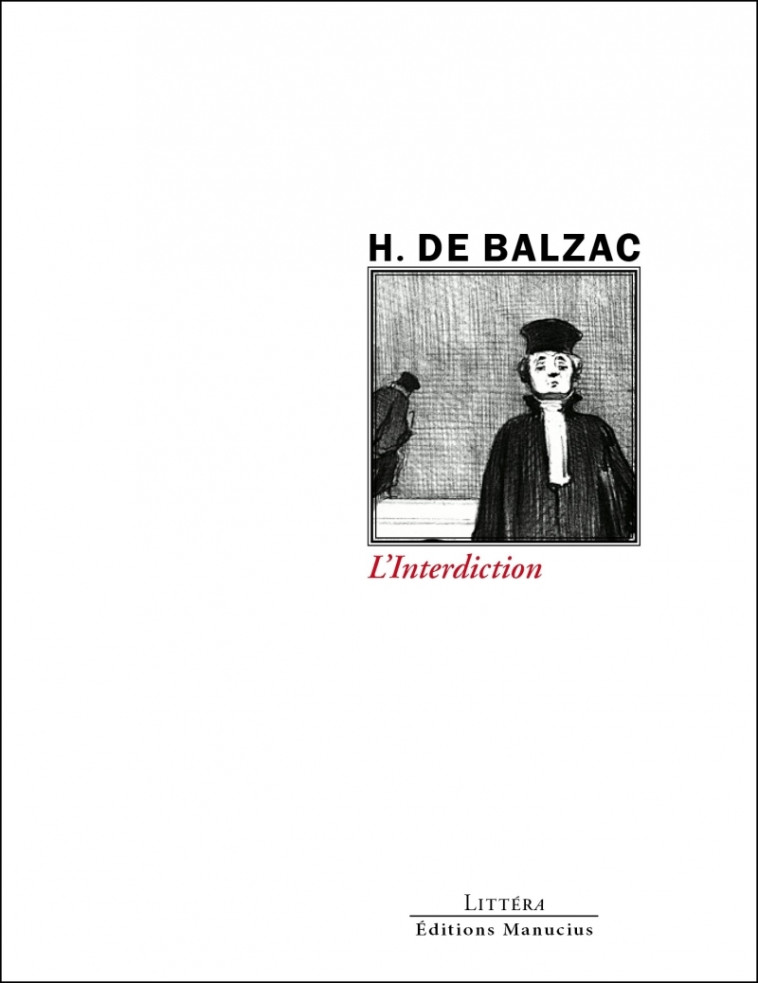 L'interdiction - Honoré BALZAC (DE) - MANUCIUS