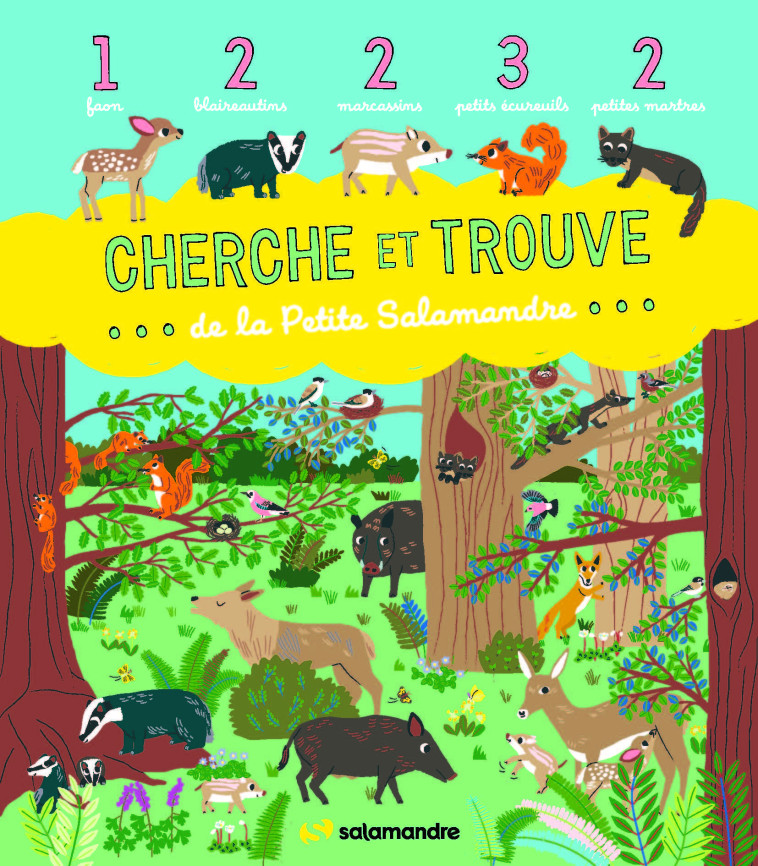 Cherche et trouve de la Petite Salamandre  -  Collectif - LA SALAMANDRE