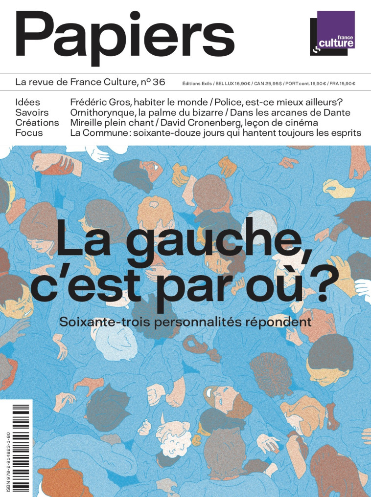 Papiers, la revue de France Culture, n°36 -  Collectif - EXILS