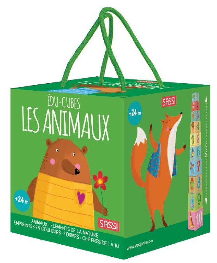 Edu-cubes - Les animaux  - Ester Tome - SASSI