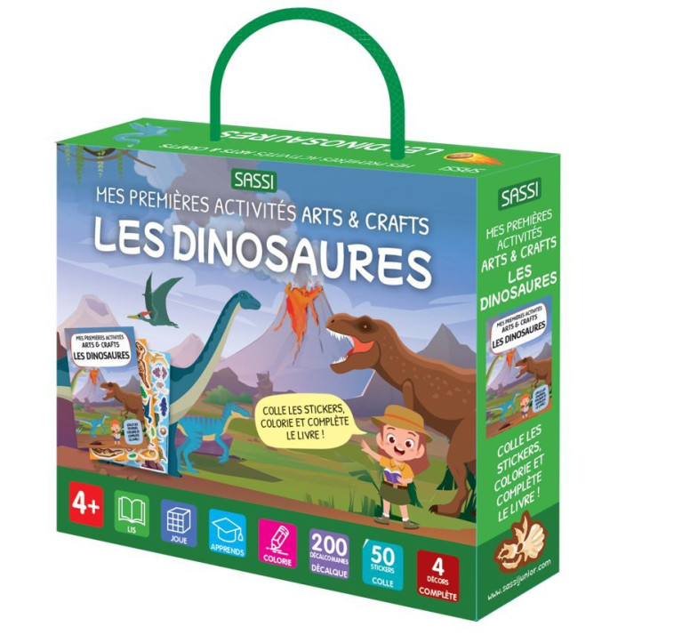 Mes premières activités arts & crafts. Les dinosaures - Matteo Gaule - SASSI