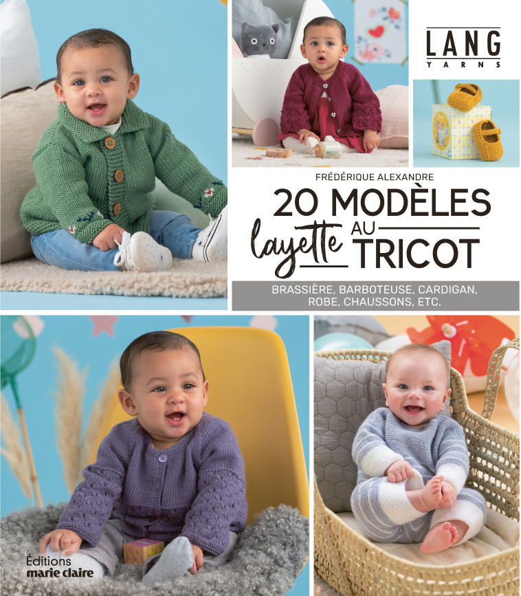 20 modèles layette au tricot -  Collectif - MARIE-CLAIRE