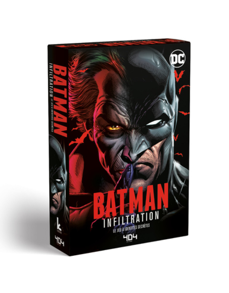 Batman - Infiltration - Le jeu à identités secrètes officiel -  Warner Bros - 404 EDITIONS