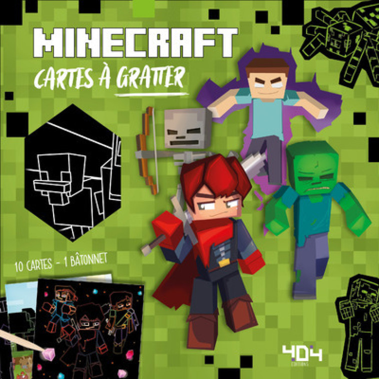 Cartes à gratter Minecraft - Vladimir Subbotin - 404 EDITIONS