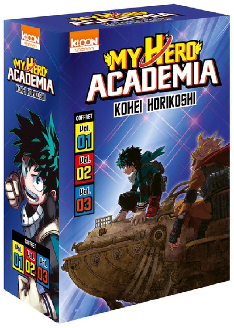 Coffret My Hero Academia vol. 1 à 3 - Kohei Horikoshi - KI-OON