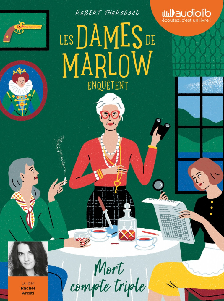 Les Dames de Marlow enquêtent, tome 1 - Mort compte triple - Sophie Brissaud - AUDIOLIB