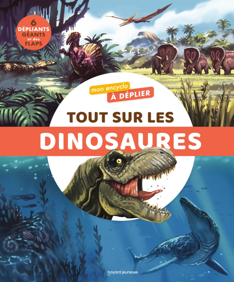 Mon encyclo à déplier: Tout sur les dinosaures - Bertrand Fichou - BAYARD JEUNESSE