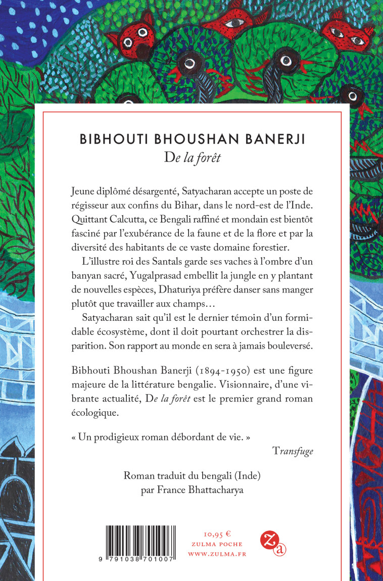 De la forêt - Bibhouti Bhoushan Banerji - ZULMA