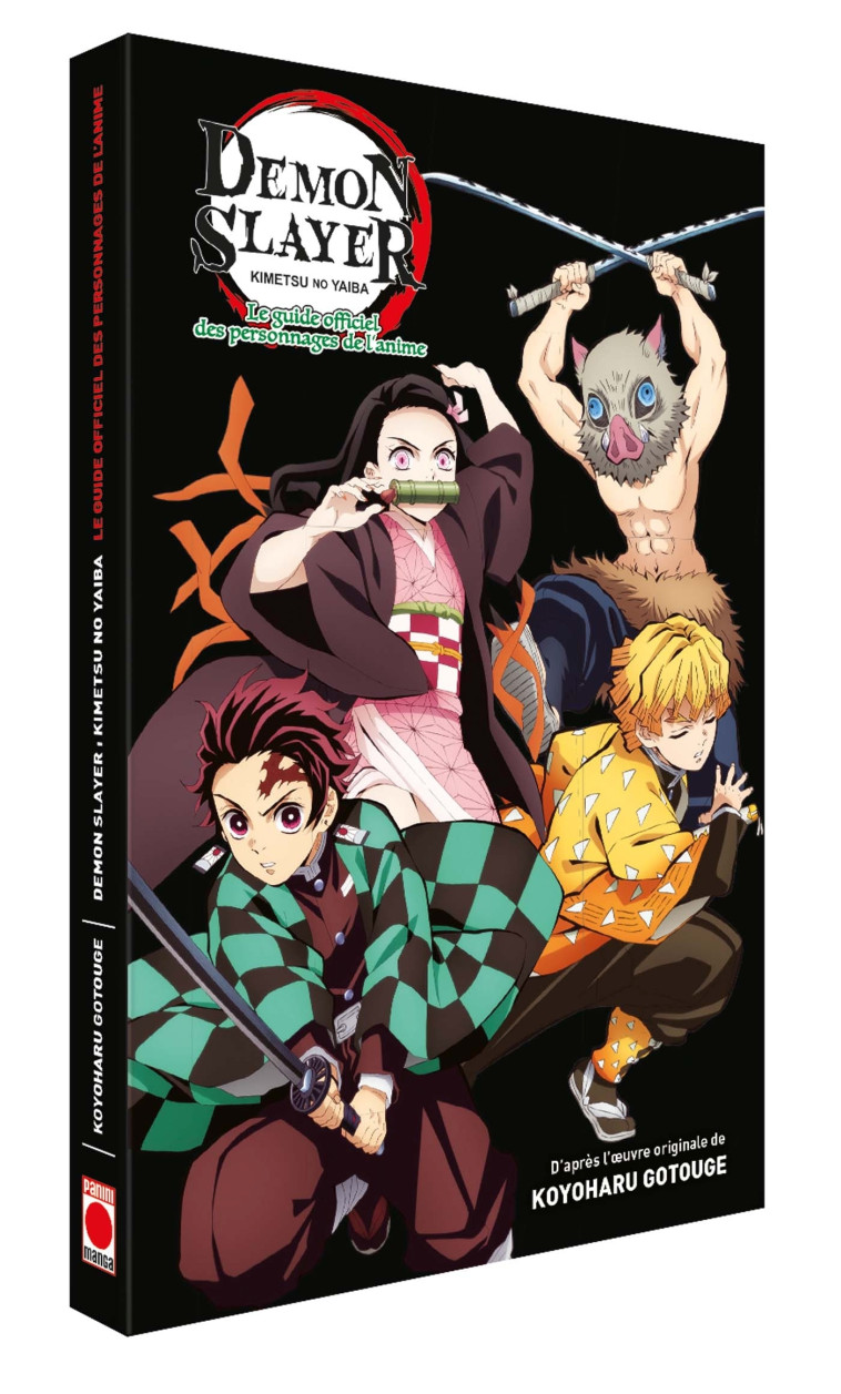 Coffret Demon Slayer - Le Guide officiel des personnages de l'anime - Koyoharu Gotouge - PANINI