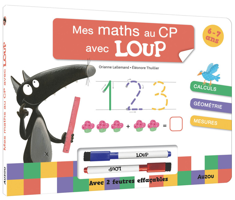 MES MATHS AU CP AVEC LOUP - Orianne Lallemand - AUZOU