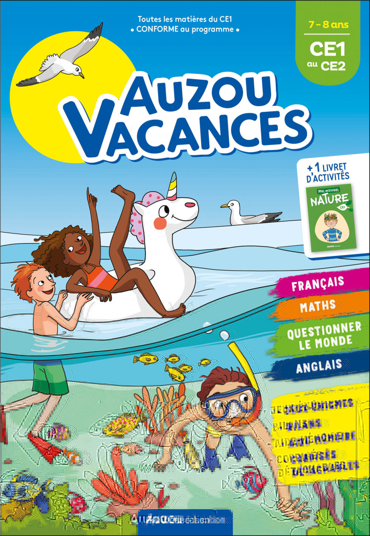 AUZOU VACANCES - DU CE1 AU CE2 - Bénédicte BAZAILLE SOLLE - AUZOU