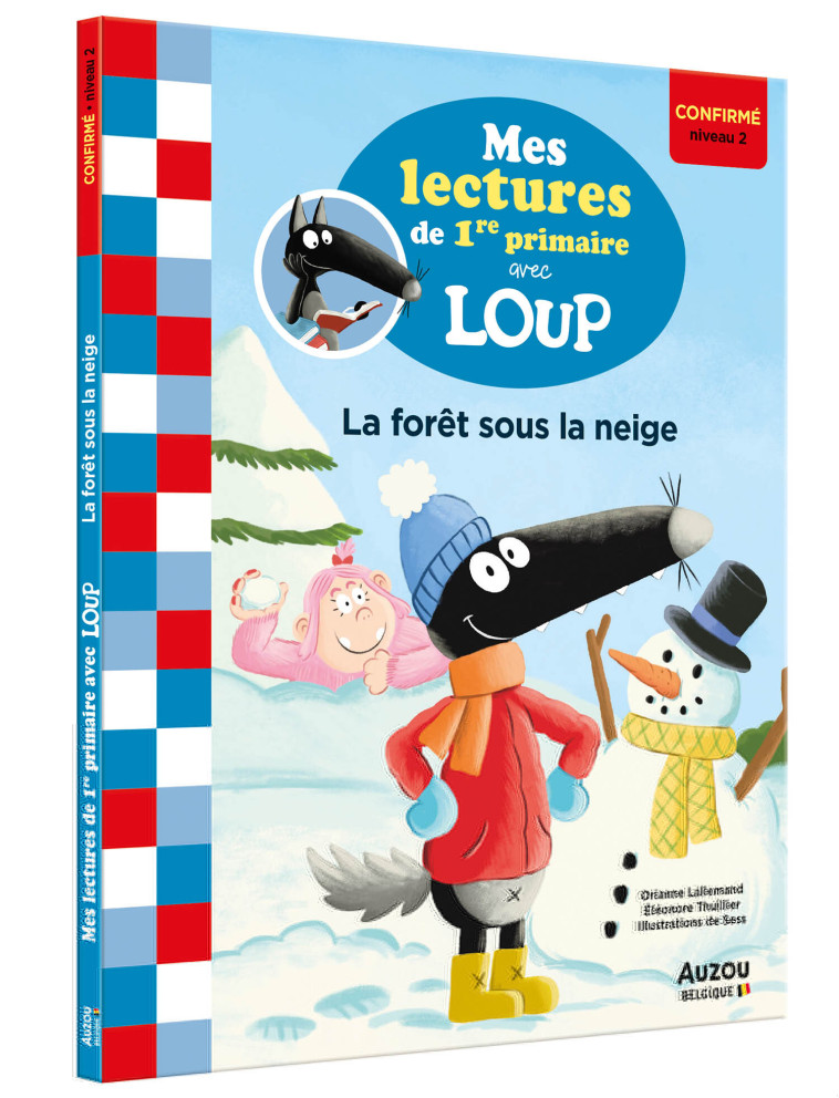 MES LECTURES DE 1RE PRIMAIRE AVEC LOUP - LA FORÊT SOUS LA NEIGE - Orianne Lallemand - AUZOU