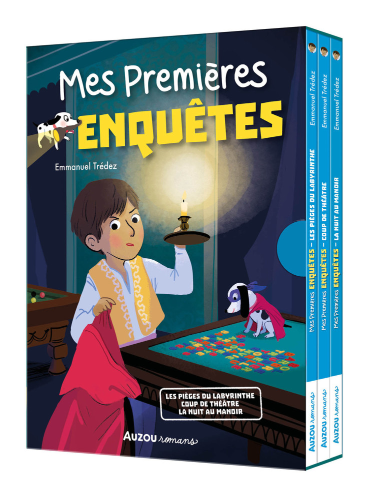 COFFRET BIBLIOTHEQUE 4 (TOMES 10/11/12) MES PREMIÈRES ENQUÊTES -  TREDEZ Emmanuel - AUZOU