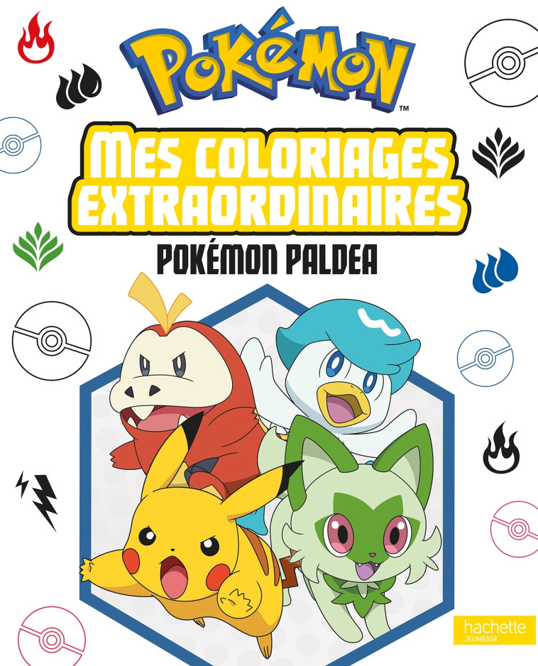 Pokémon - Coloriages extraordinaires Paldea -   - HACHETTE JEUN.