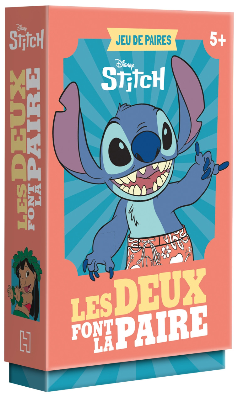 STITCH - Jeu de cartes - Les Deux font la paire -  - DISNEY HACHETTE