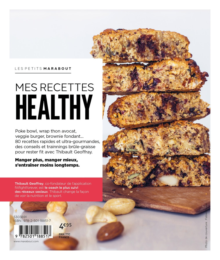 Mes recettes healthy - Thibault Geoffray - MARABOUT