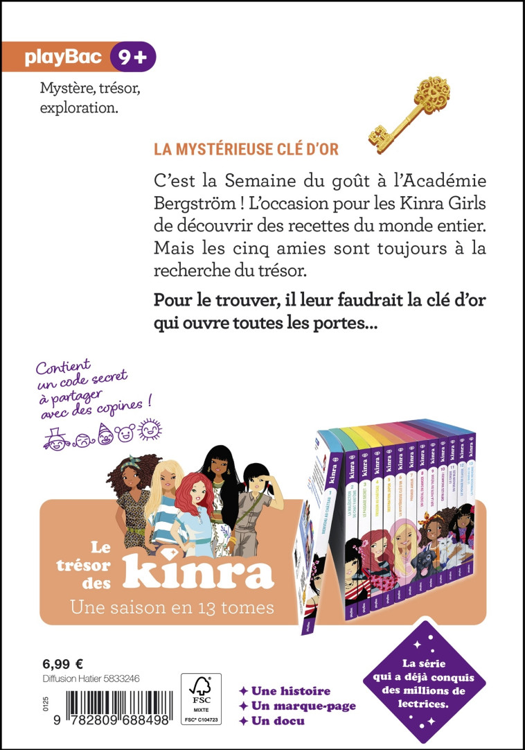 Le trésor des Kinra - La mystérieuse clé d'or - Tome 6 nouvelle édition -  Moka - PLAY BAC