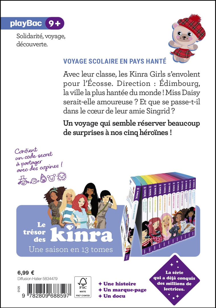 Le trésor des Kinra - Voyage scolaire en pays hanté - Tome 12 nouvelle édition -  Moka - PLAY BAC