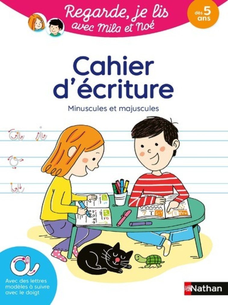 Cahier d'écriture - Regarde je lis ! - Éric Battut - NATHAN