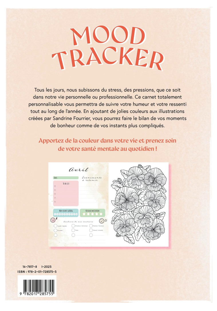 Mood tracker - Sandrine Fourrier - HACHETTE HEROES