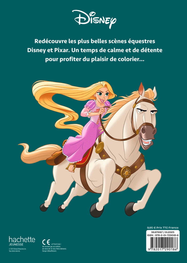 ATELIER DE COLORIAGES DISNEY TEENS-Princesses et chevaux -  - DISNEY HACHETTE