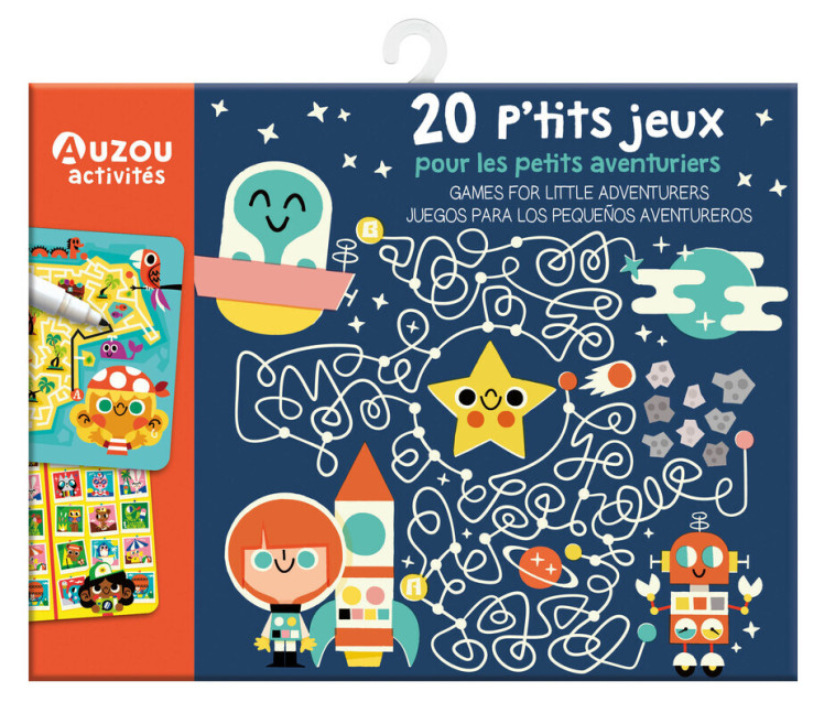 Ma pochette de jeux - 20 p'tits jeux pour les petits aventuriers -  PINTACHAN - AUZOU