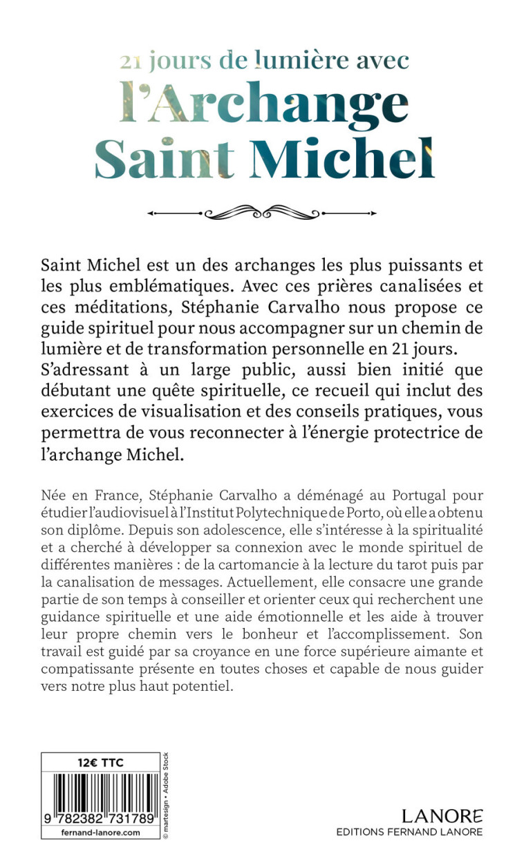 21 jours de lumière avec l'Archange Saint Michel - Stéphanie Carvalho - LANORE