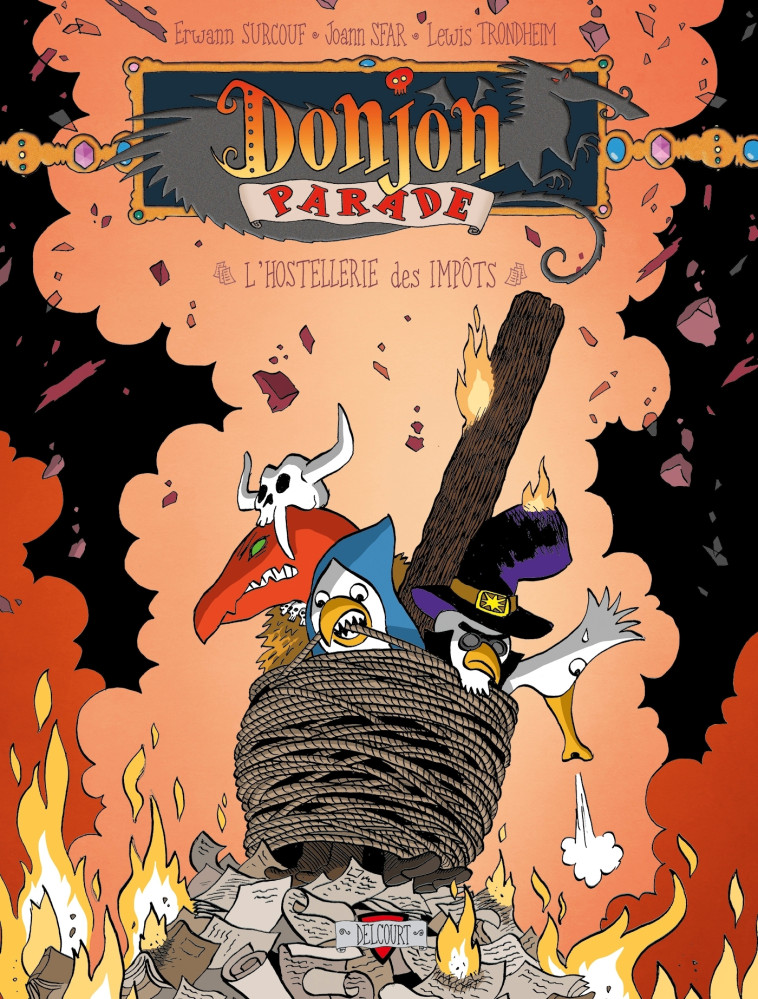 Donjon Parade T08 - L'Hostellerie des impôts - Joann Sfar - DELCOURT