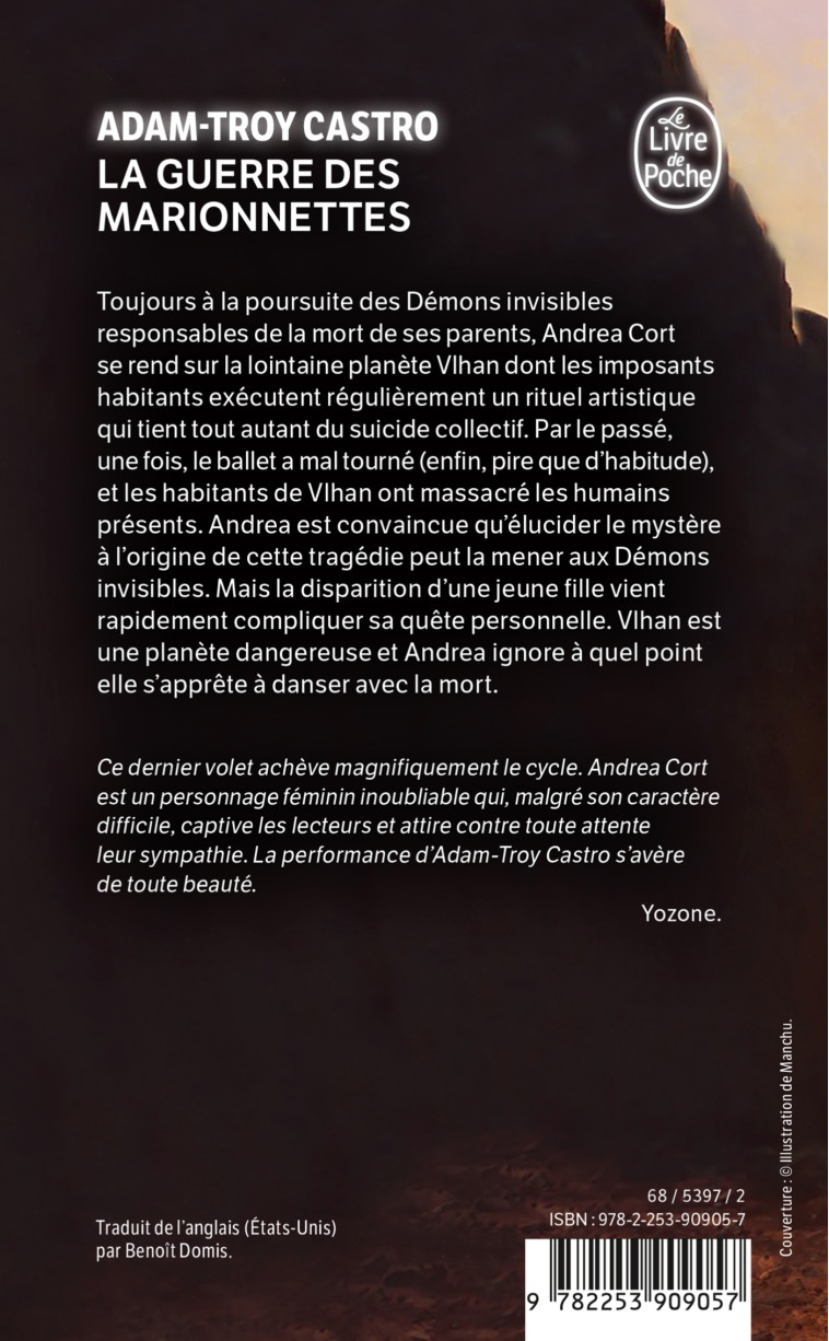 La Guerre des Marionnettes (Andrea Cort, Tome 3) - Adam-Troy Castro - LGF