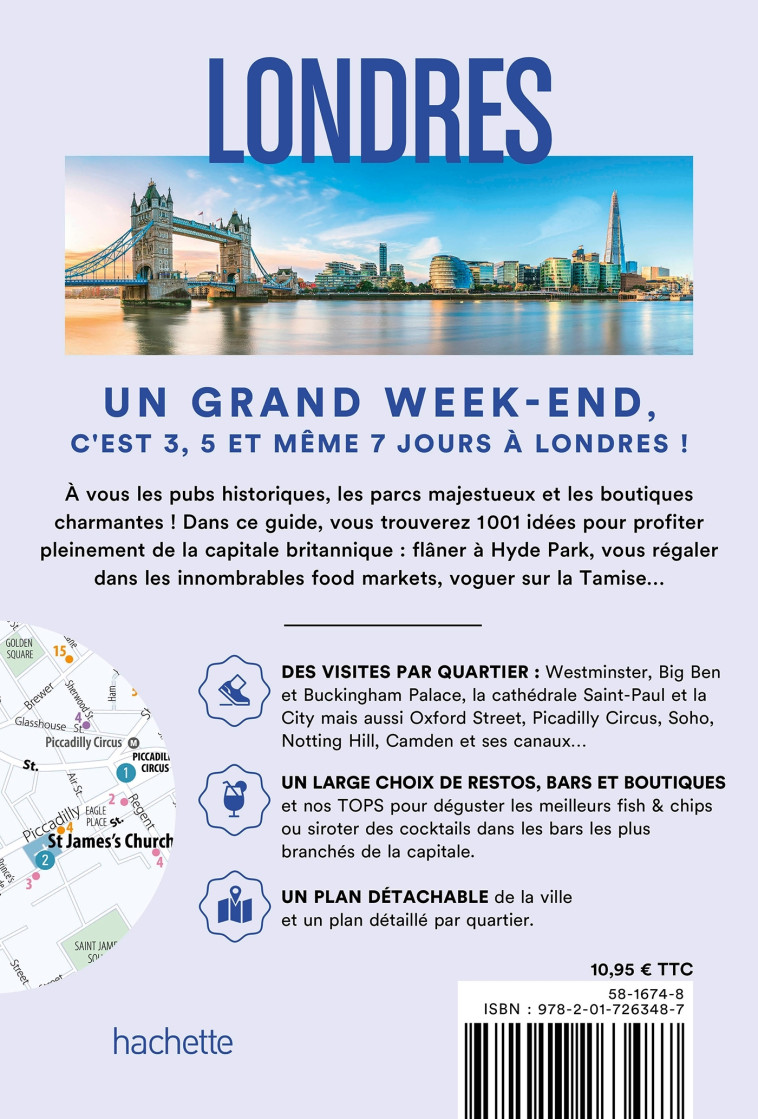 Londres Guide Un Grand Week-end -   - HACHETTE TOURI