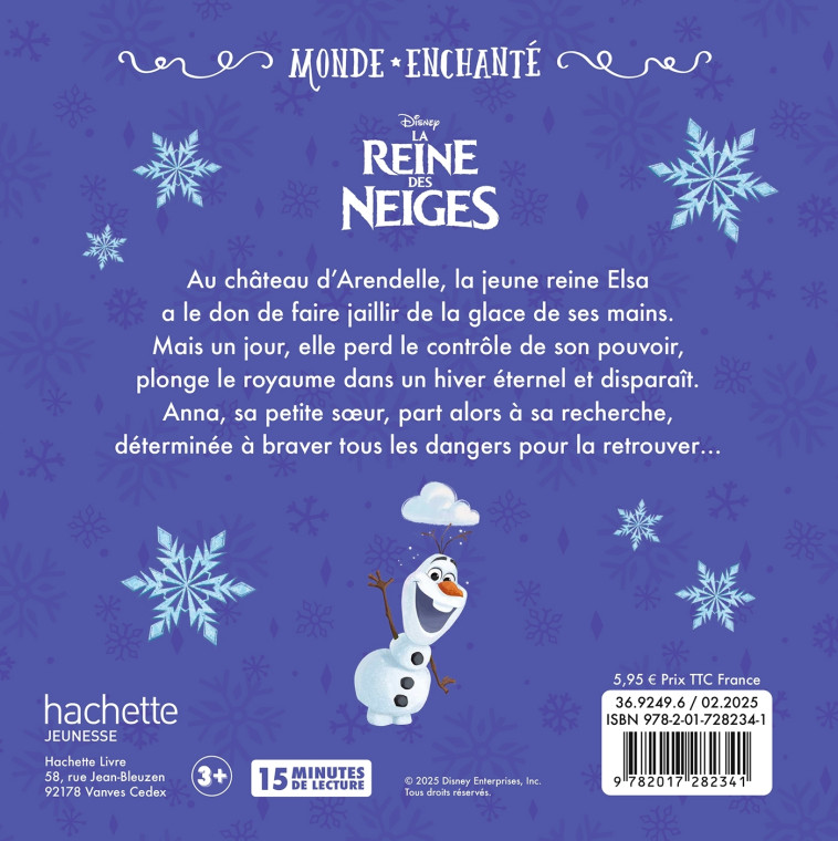 LA REINE DES NEIGES - Monde Enchanté - L'histoire du film - Disney -  - DISNEY HACHETTE