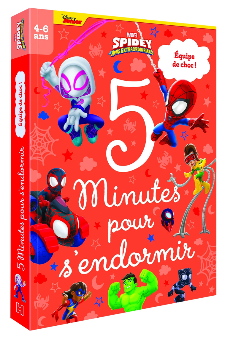 SPIDEY ET SES AMIS EXTRAORDINAIRES - 5 Minutes pour s'endormir - Équipe de choc ! - Marvel -  - DISNEY HACHETTE