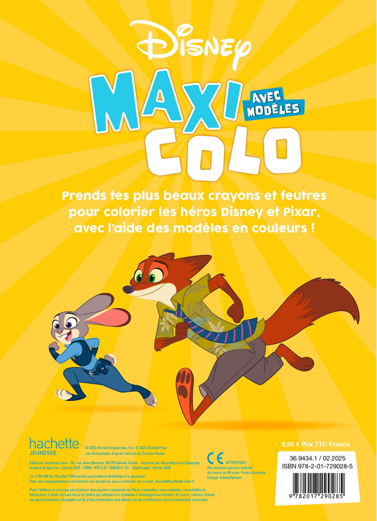 DISNEY - Maxi Colo avec modèles (4+) -  - DISNEY HACHETTE