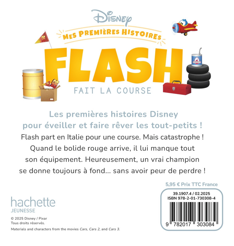 DISNEY - Mes Premières Histoires - Flash fait la course -  - DISNEY HACHETTE