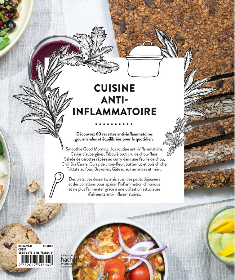 Cuisine anti-inflammatoire - Sybille Naud - HACHETTE PRAT