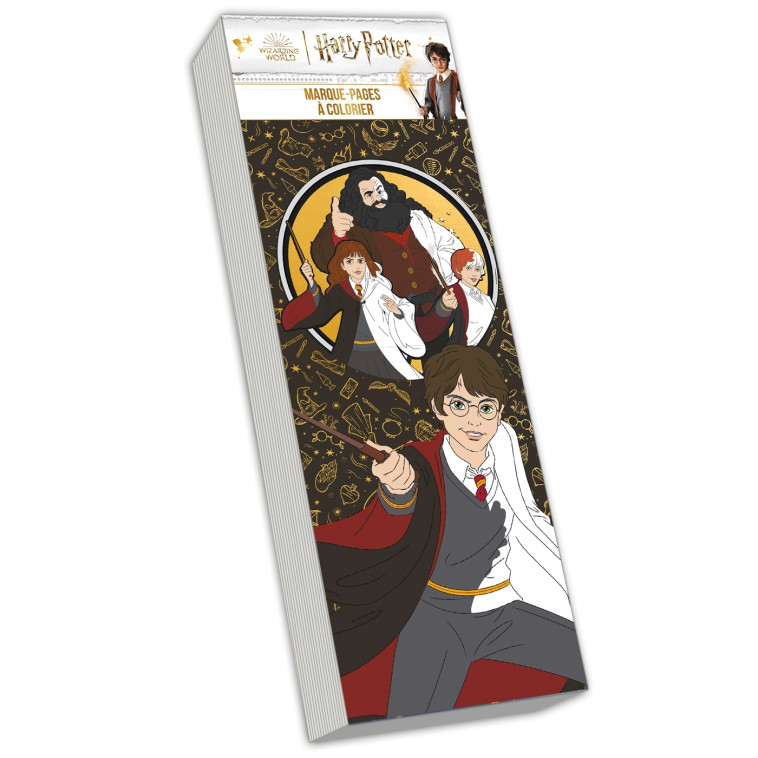 Harry Potter - Marque-pages brillants à colorier -  Playbac Éditions - PLAY BAC