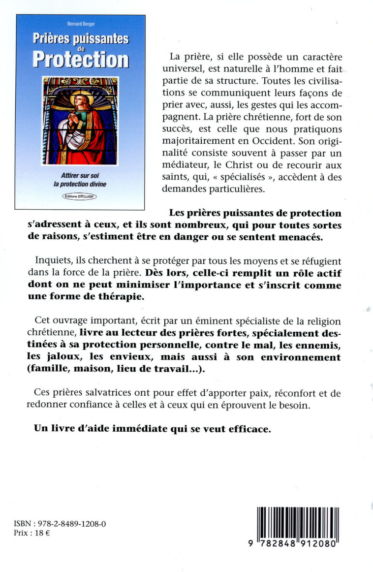 Prières puissantes de Protection - Attirer sur soi la protection divine - Bernard Berger - EXCLUSIF